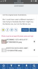 Problems posting pictures on threads