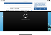 Advert blacking out whole screen