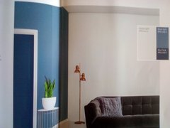 What neutral to go with dulux sapphire salute??