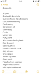 Add your Christmas lists here!