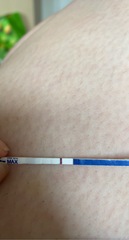 Positive line? On the implant..