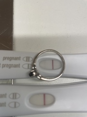 According to flo app I’m 18 dpo and af is 3 days late. Vvv faint bfp?