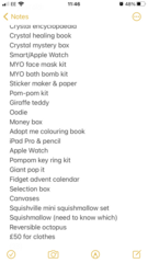 Add your Christmas lists here!