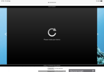 Advert blacking out whole screen