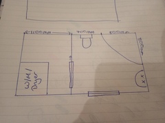 Shower room with Utility Layout (in a Garage Conversion)