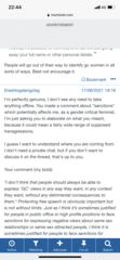 The look at me of pronouns