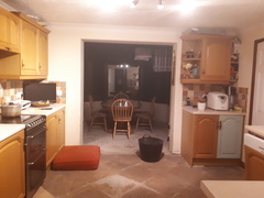 Internal doors to separate through lounge?