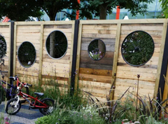 Fence panels with windows in?