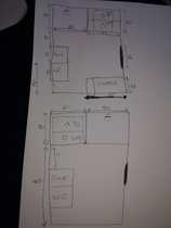 Shower room with Utility Layout (in a Garage Conversion)