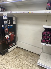 To think that people don't seem to have noticed that the shelves are empty. ?