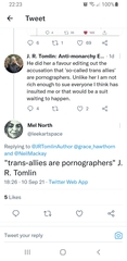 JK Rowling in the firing line again