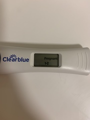 AF cramps in early pregnancy or false positive?
