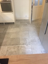 Limestone flooring