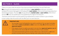 Chip in windscreen