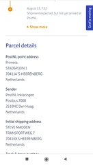 Returned shoes stuck in Netherlands!