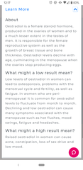 Low Oestradiol