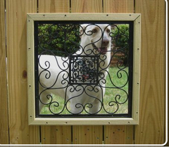 Fence panels with windows in?