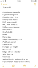Add your Christmas lists here!