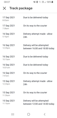 Hermes lying about attempted delivery!