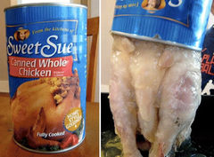 Tinned potatoes...