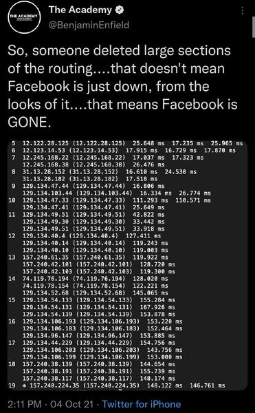 AIBU Facebook is down!