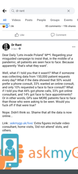 To think GPs should do their job