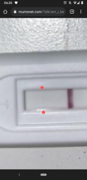 To think there is the faintest faintest line on these tests?