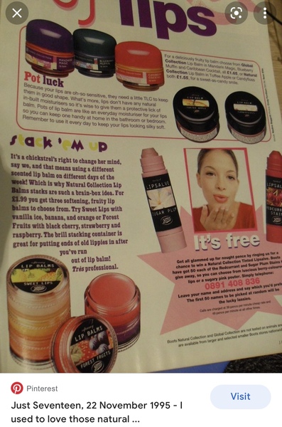 To remind you of Natural Collection Lip Balm?