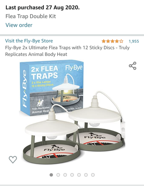 Hope re getting rid of fleas?