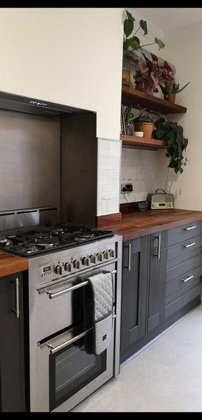 If your kitchen has grey floor tiles, what colour