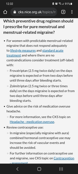 Migraines - end of tether