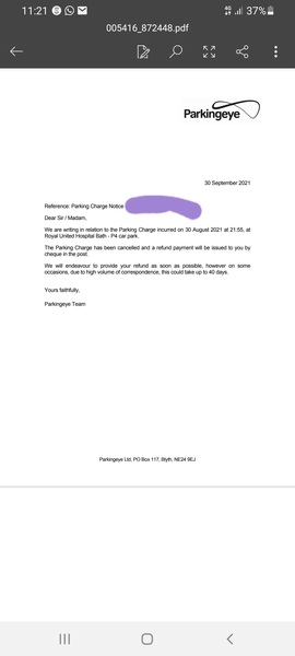 To not pay my parking fine?