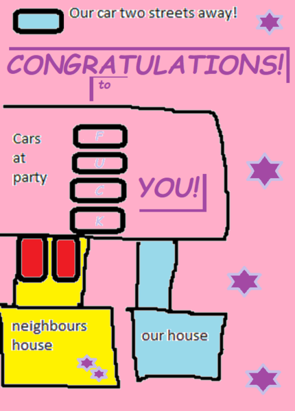 To bin the card now? Parking one with diagram.