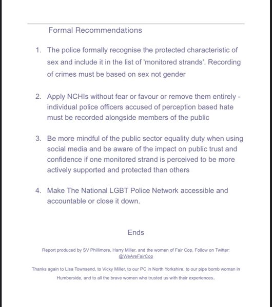 New Fair Cop Report: The Invisible Strand