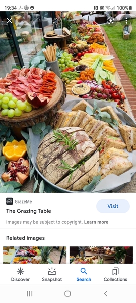 That a grazing table will end up looking a bit shit?