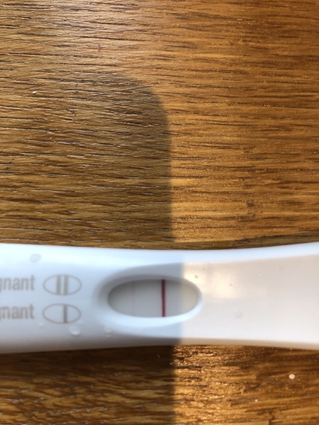 9dp3dt faint bfp but brown discharge
