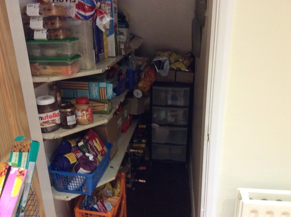 Under stairs pantry