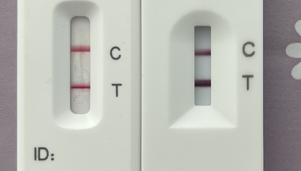 Can a strong positive on LFT ever be a false positive?