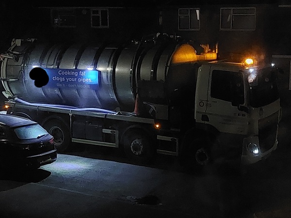 What is this vehicle doing?
