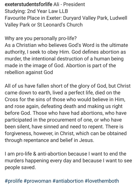 To think universities should allow “pro-life” groups?
