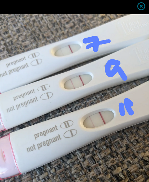 Lines too light at 13 and 14dpo?