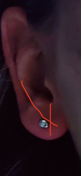DD's ears pierced today...too low...?