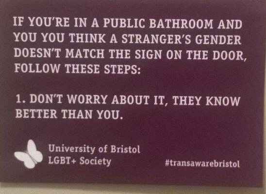 Things that never happen- crossdressing man accesses toilets to film