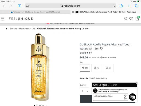 What can get rid of my wrinkled décolletage??