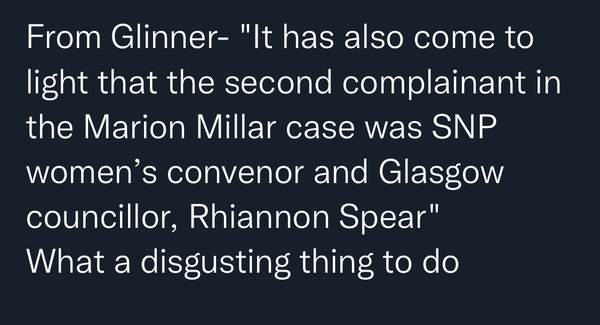 Marion Millar Complainant