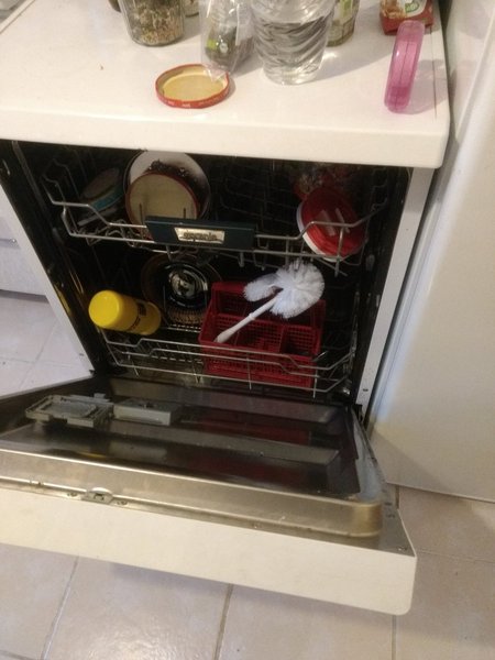 Washing teatowels