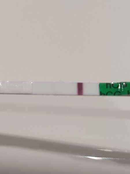 Test picture. Super faint but glows when inverted.