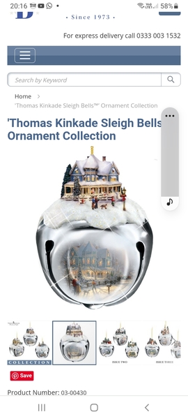 Spectacular Christmas bauble for wedding present