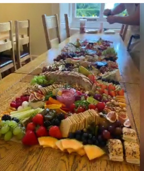 That a grazing table will end up looking a bit shit?