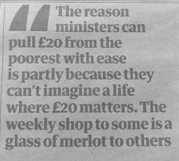 To be amazed at the entitlement?